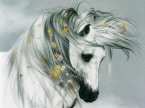 pretty, sad, sorrow, horse, animal